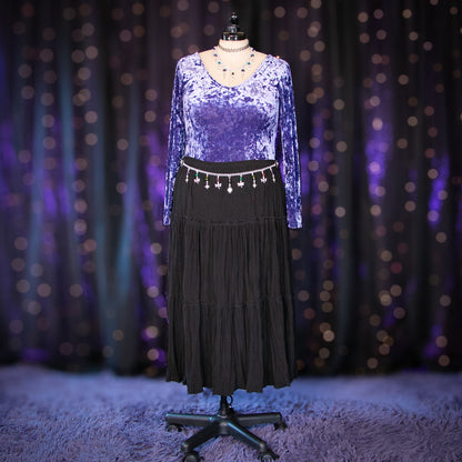 black quartz tower skirt