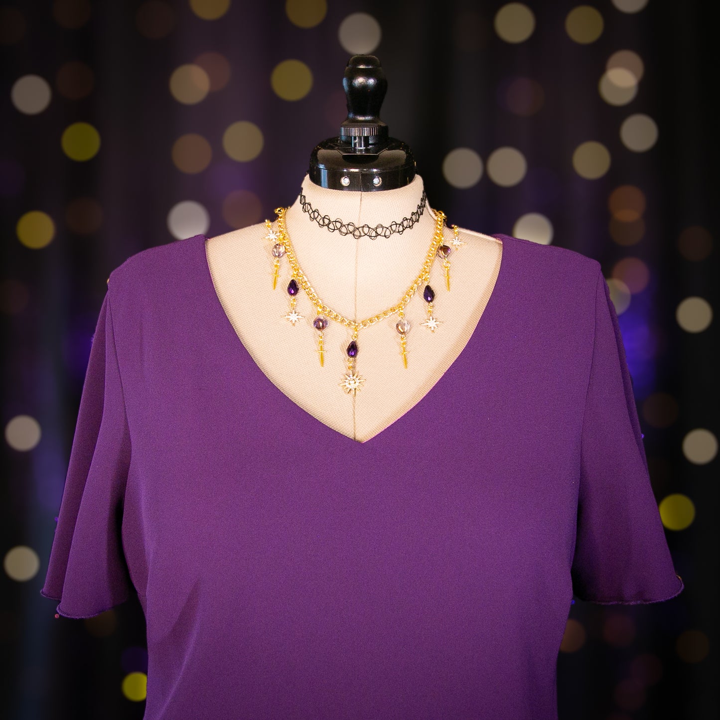 violet alexandrite dress