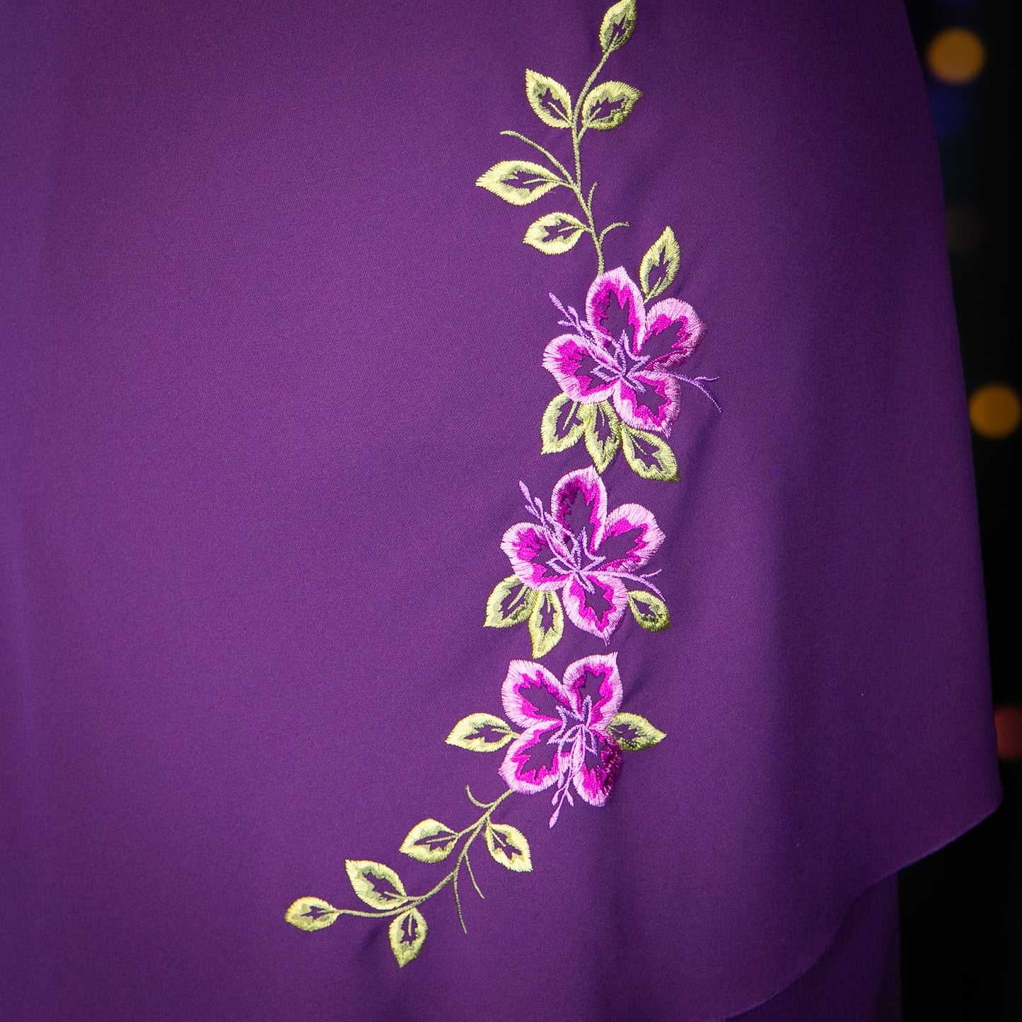 violet alexandrite dress