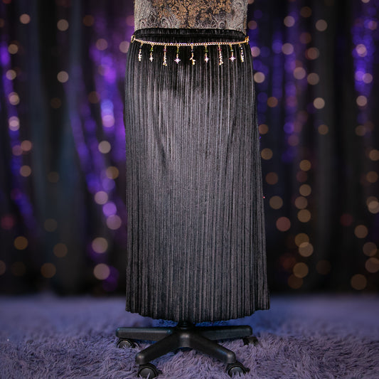banded onyx skirt
