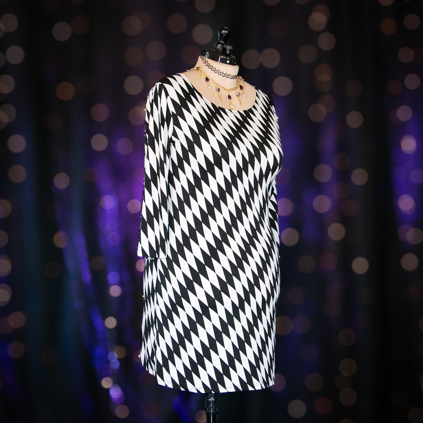 harlequin diamonds dress