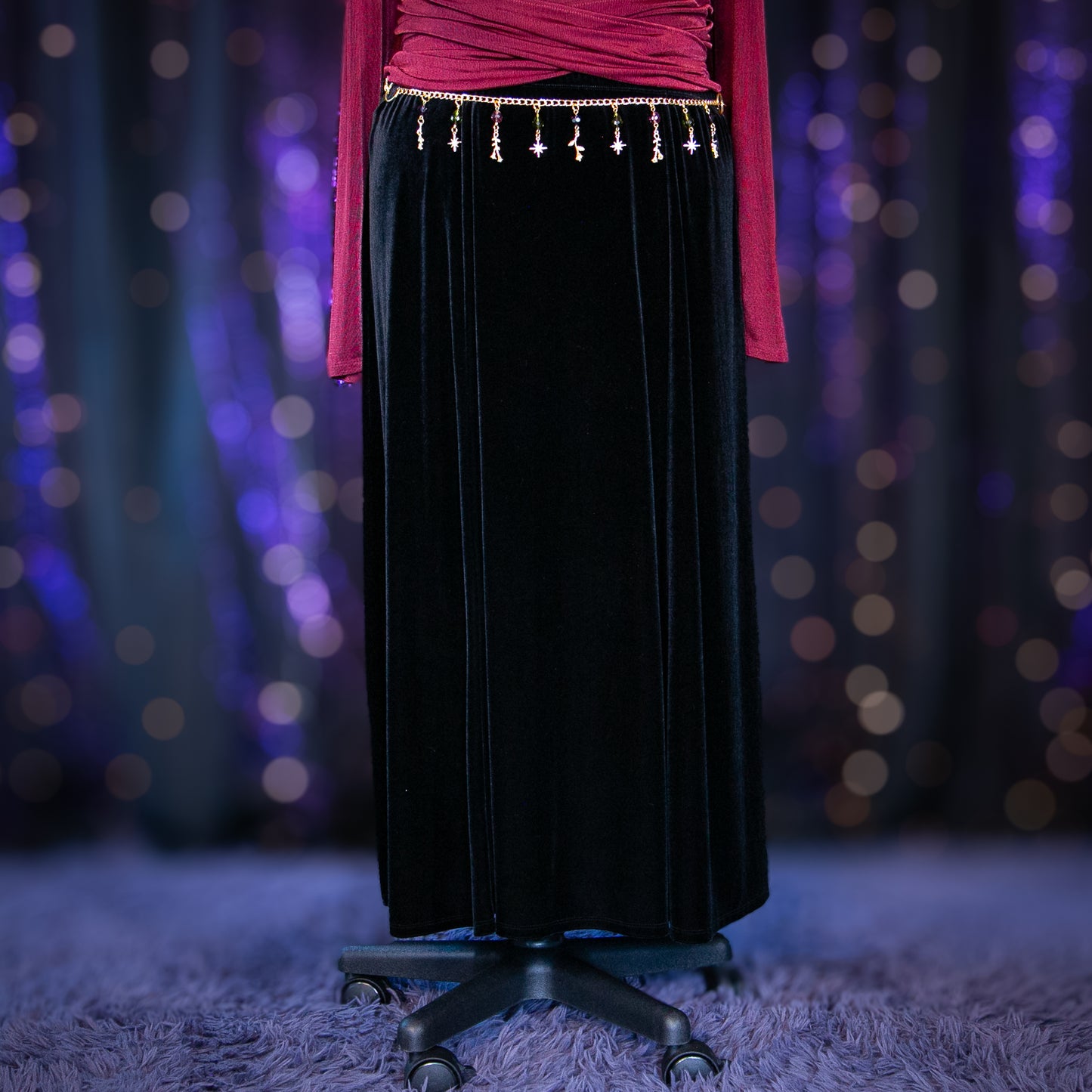 black meteorite skirt