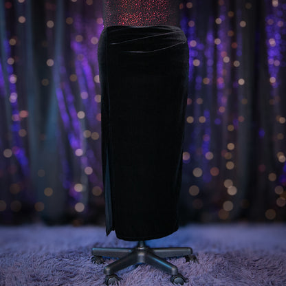 velvet onyx skirt