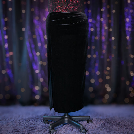velvet onyx skirt