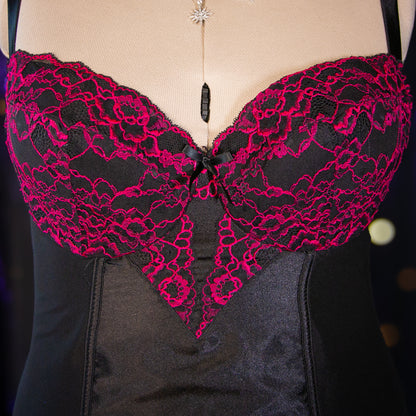 rhodolite inclusion corset top