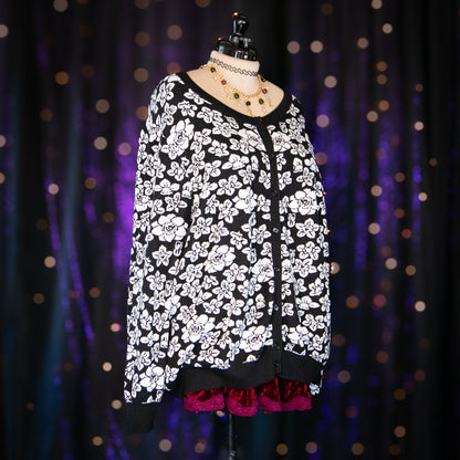 howlite blooms cardigan sweater