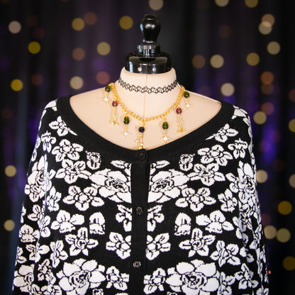 howlite blooms cardigan sweater