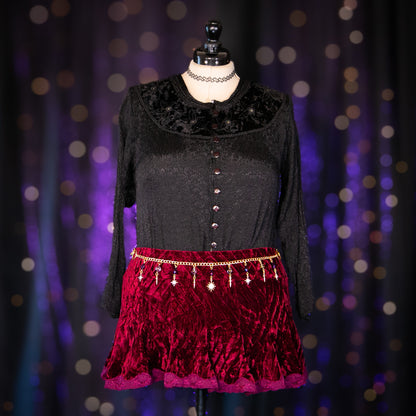 black garnet top