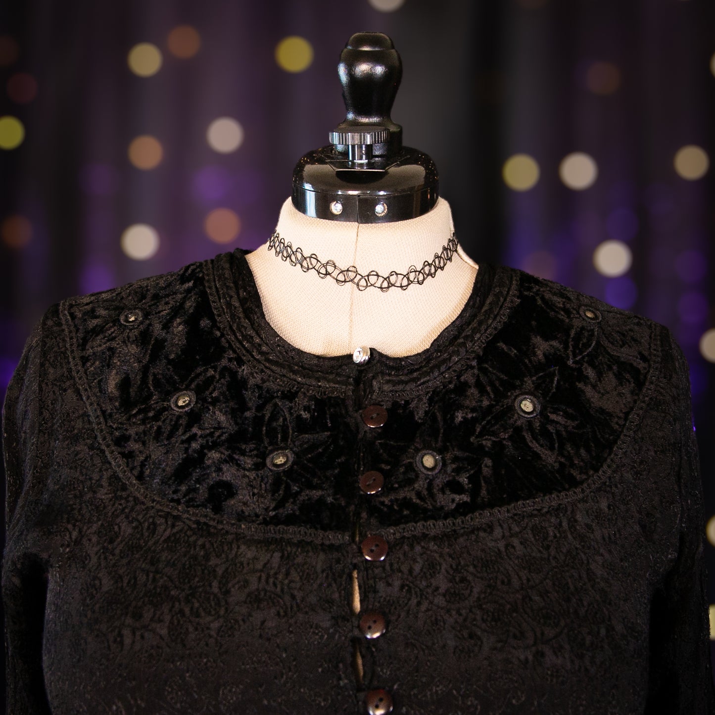 black garnet top