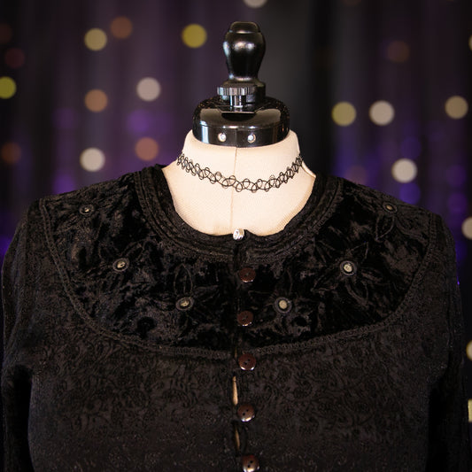 black garnet top