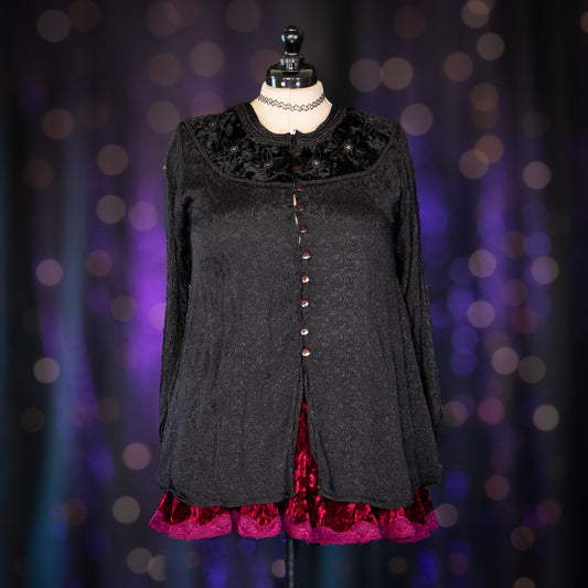 black garnet top
