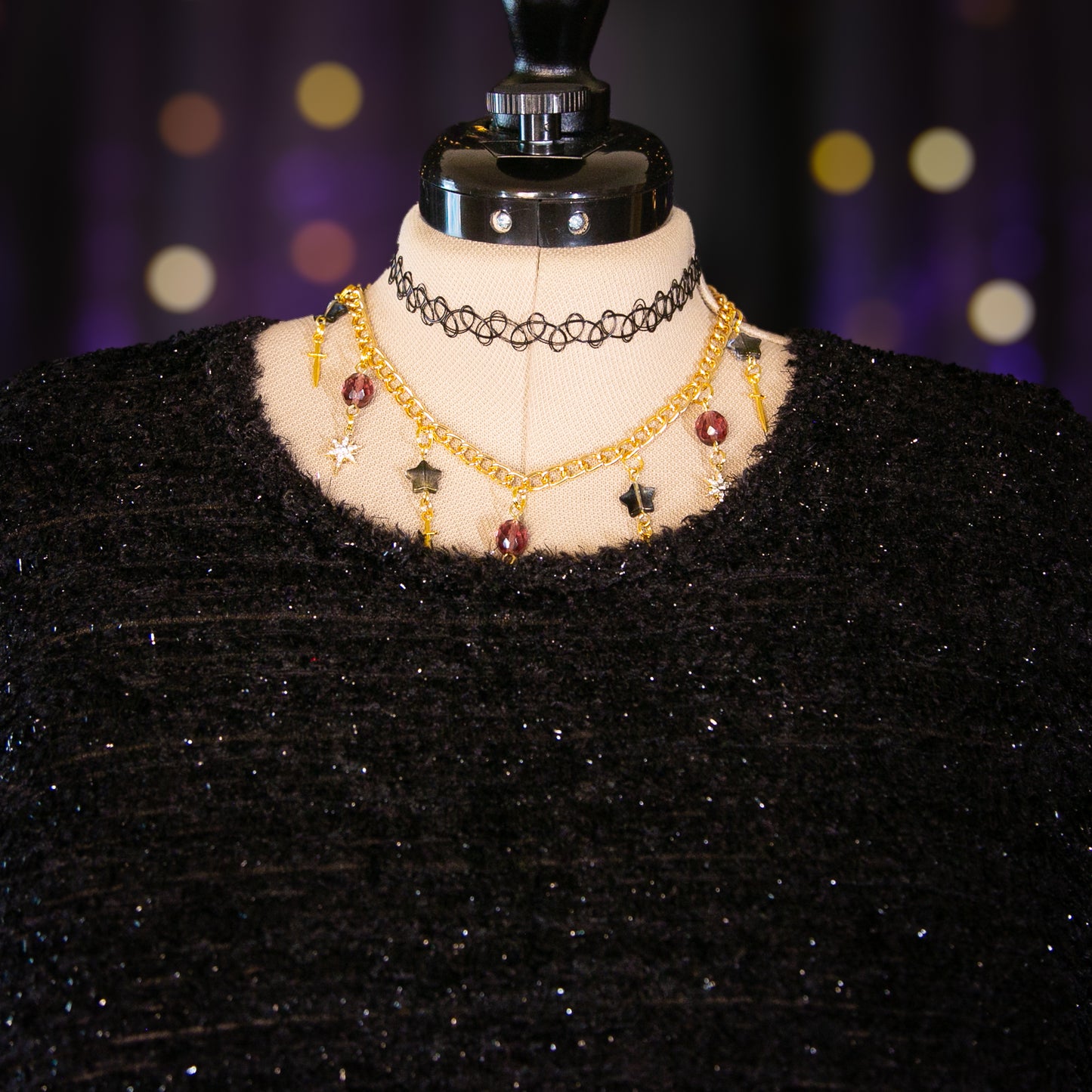 starry spinel pullover sweater