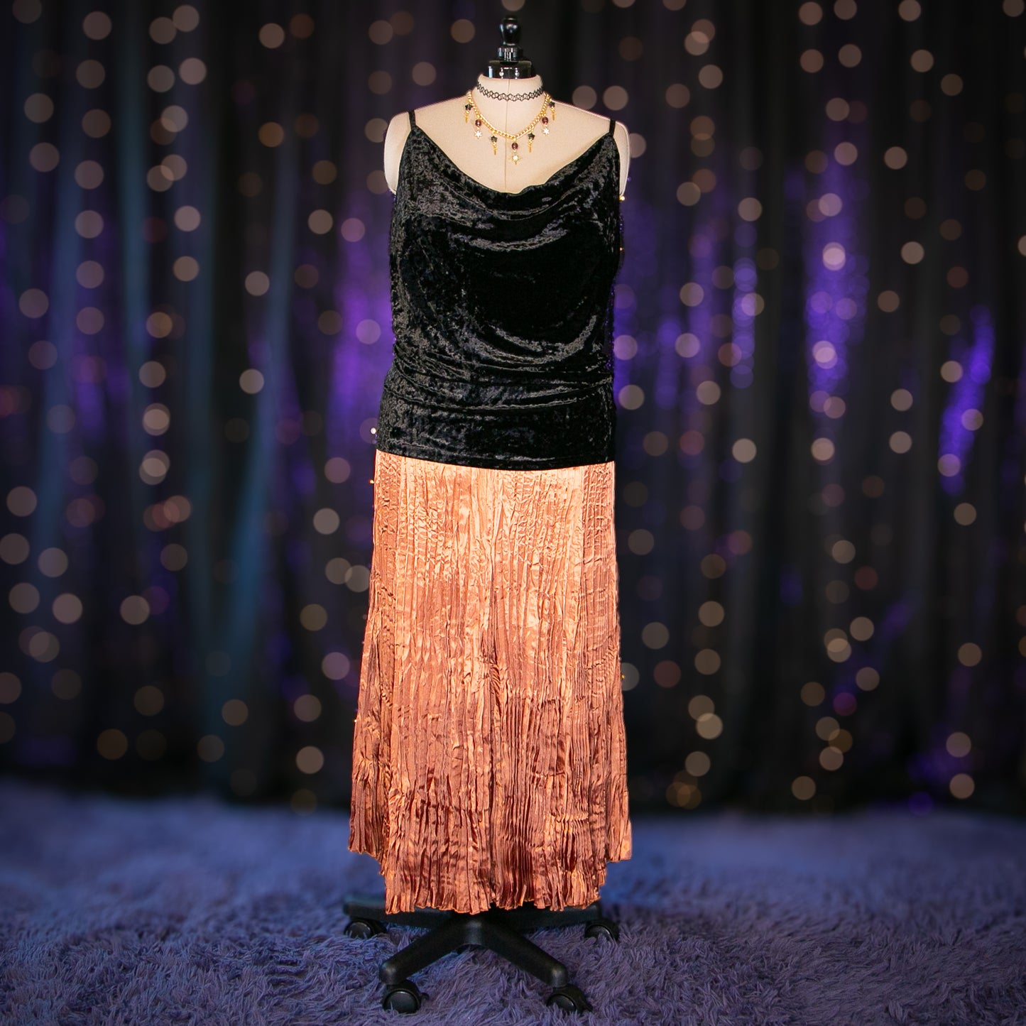 charmed copper skirt