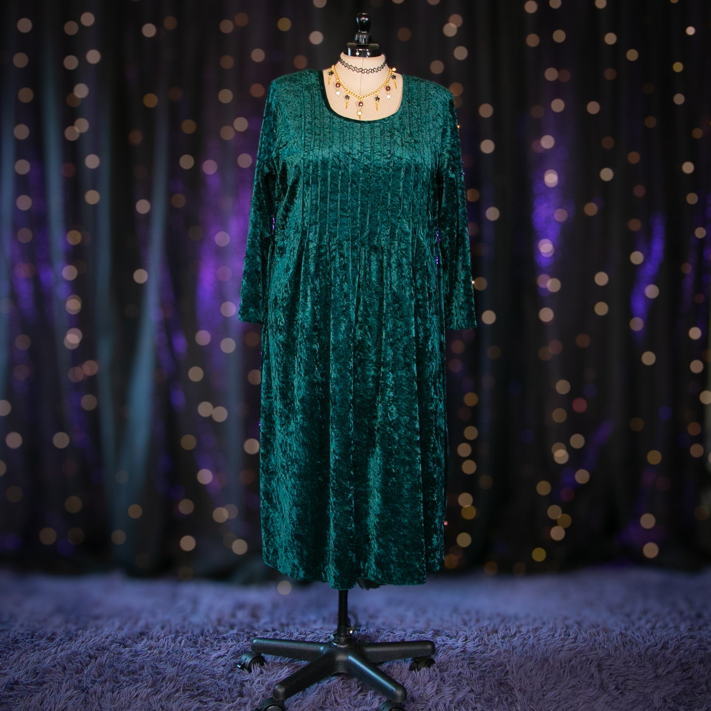 enchanted emerald dress