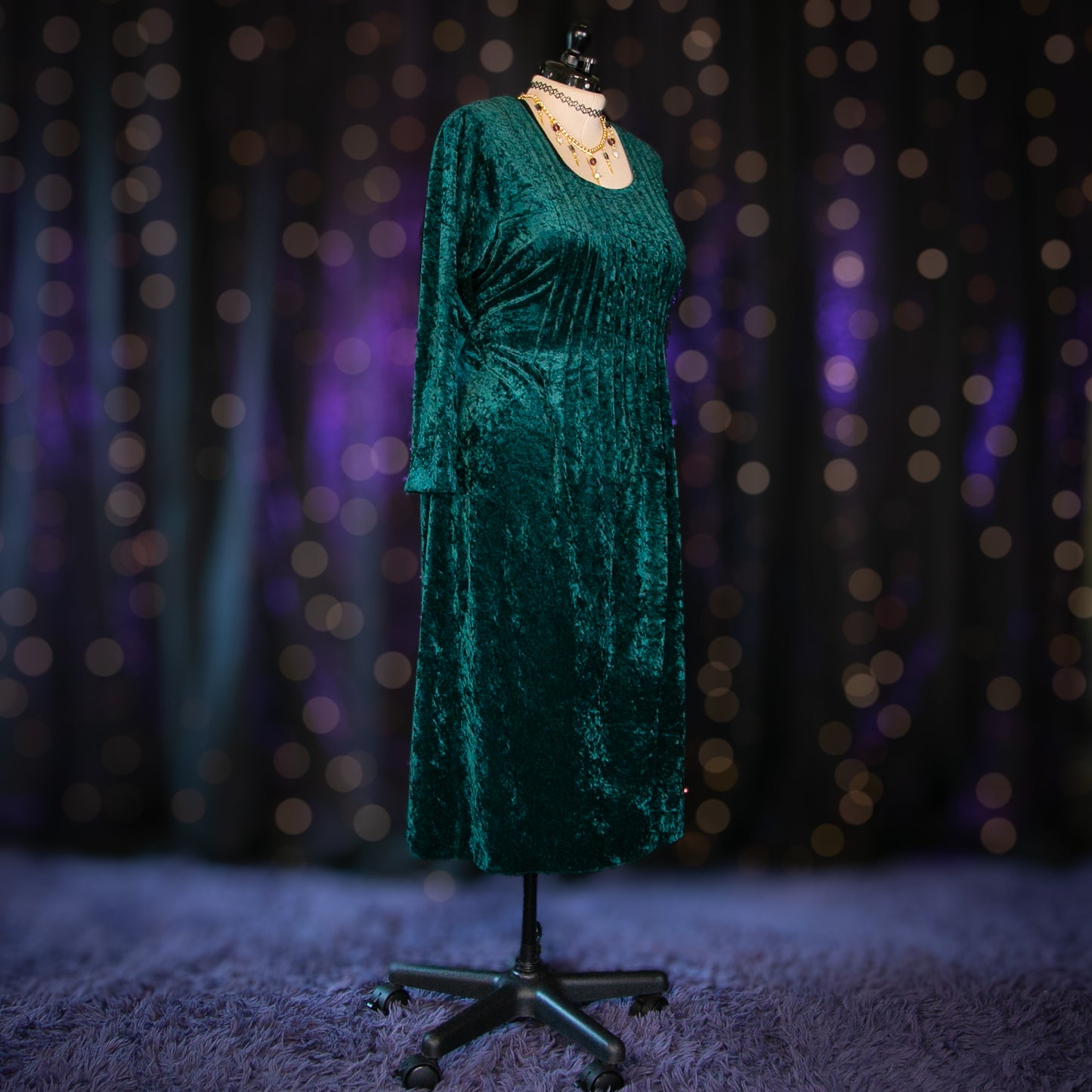 enchanted emerald dress