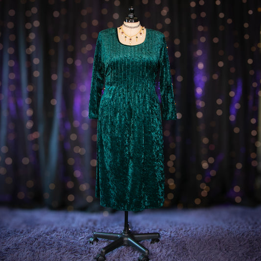 enchanted emerald dress