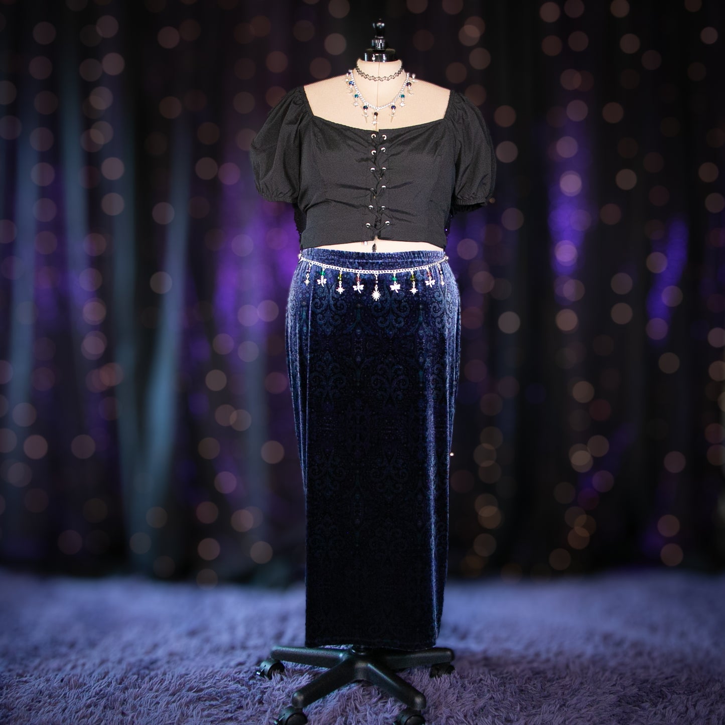 stormy sodalite skirt