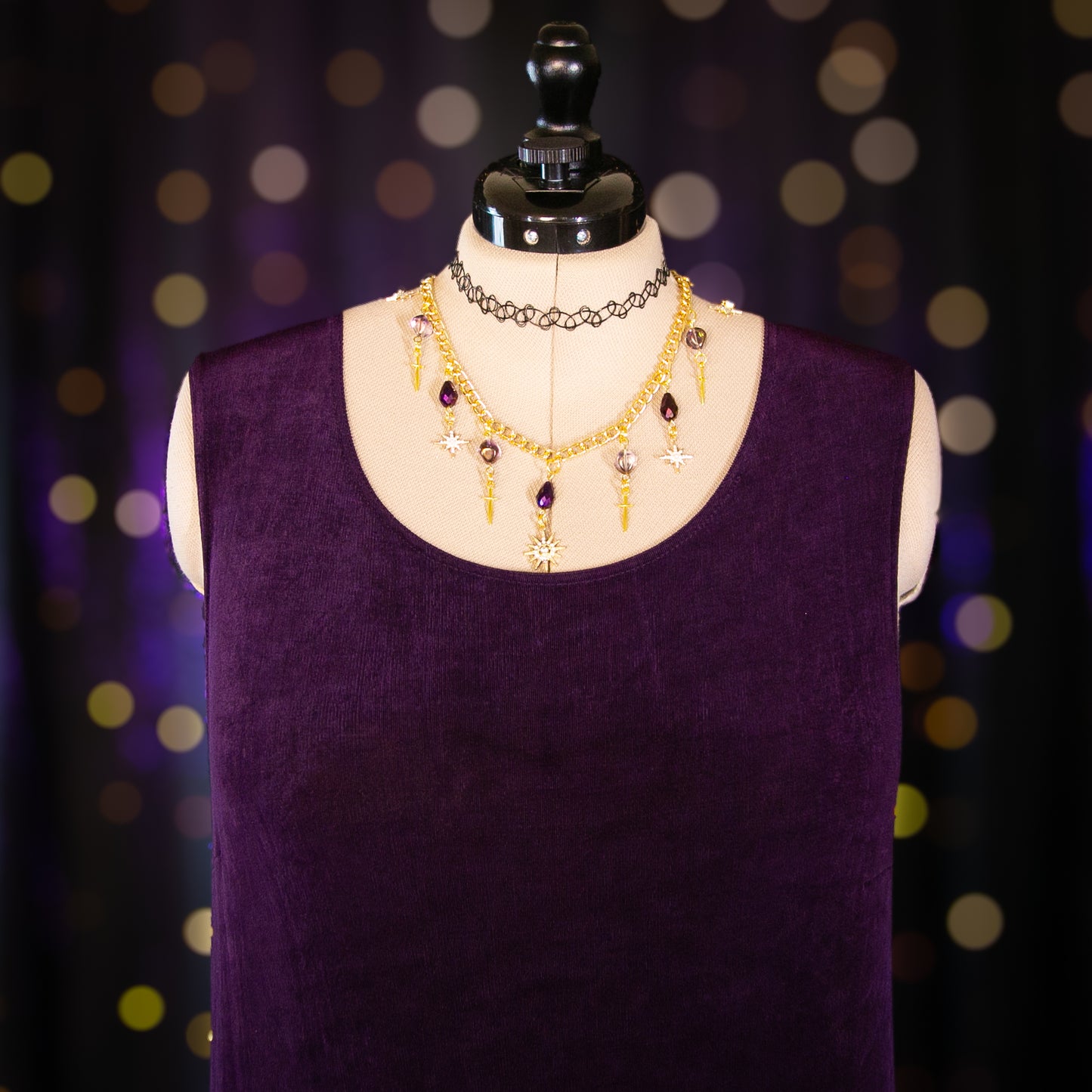 midnight amethyst dress