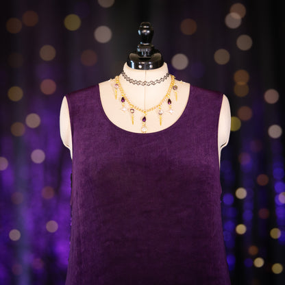 midnight amethyst dress