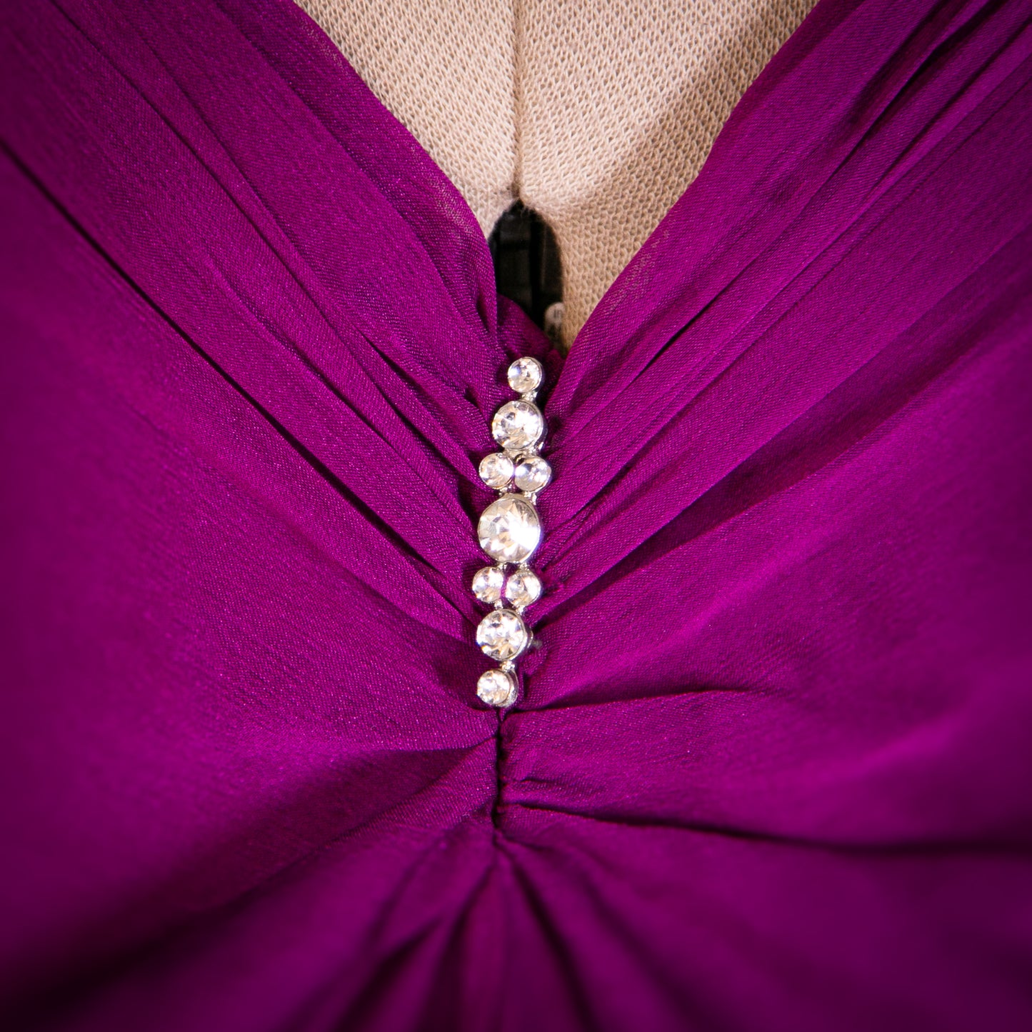 grape garnet dress