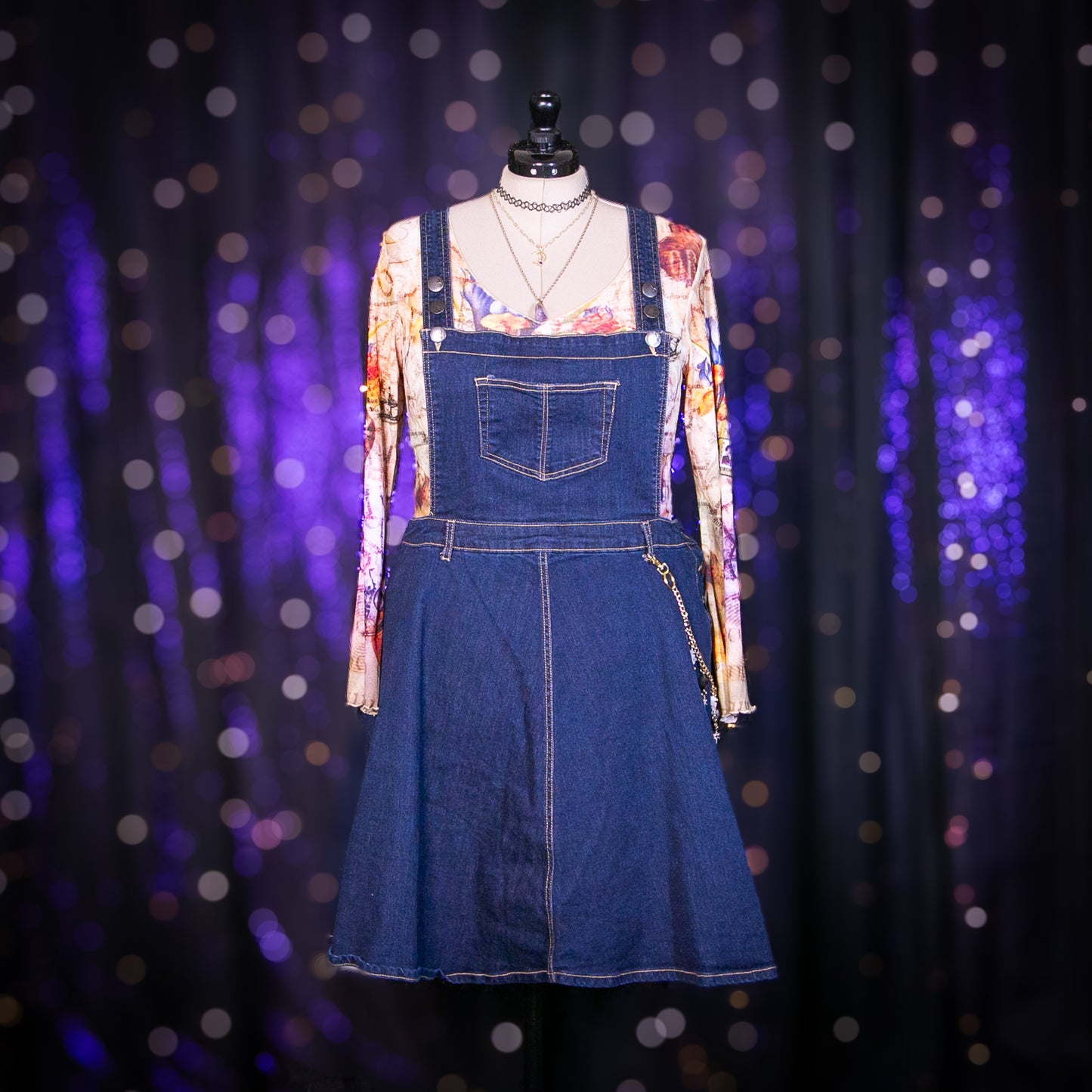 pixie pinafore dress