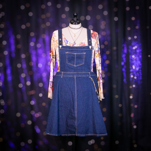 pixie pinafore dress