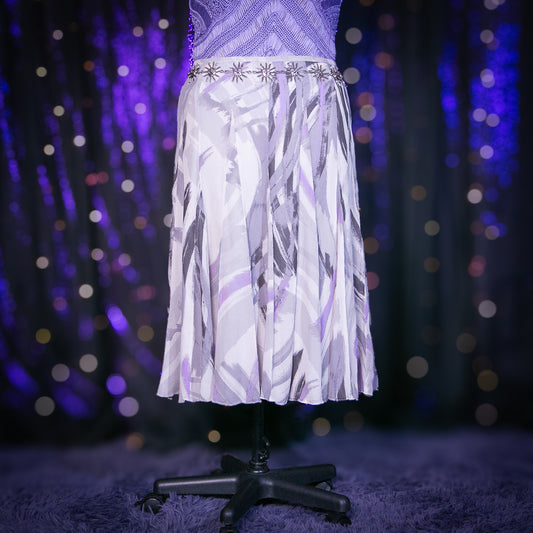 icy amethyst skirt