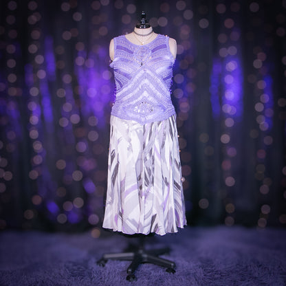 icy amethyst skirt