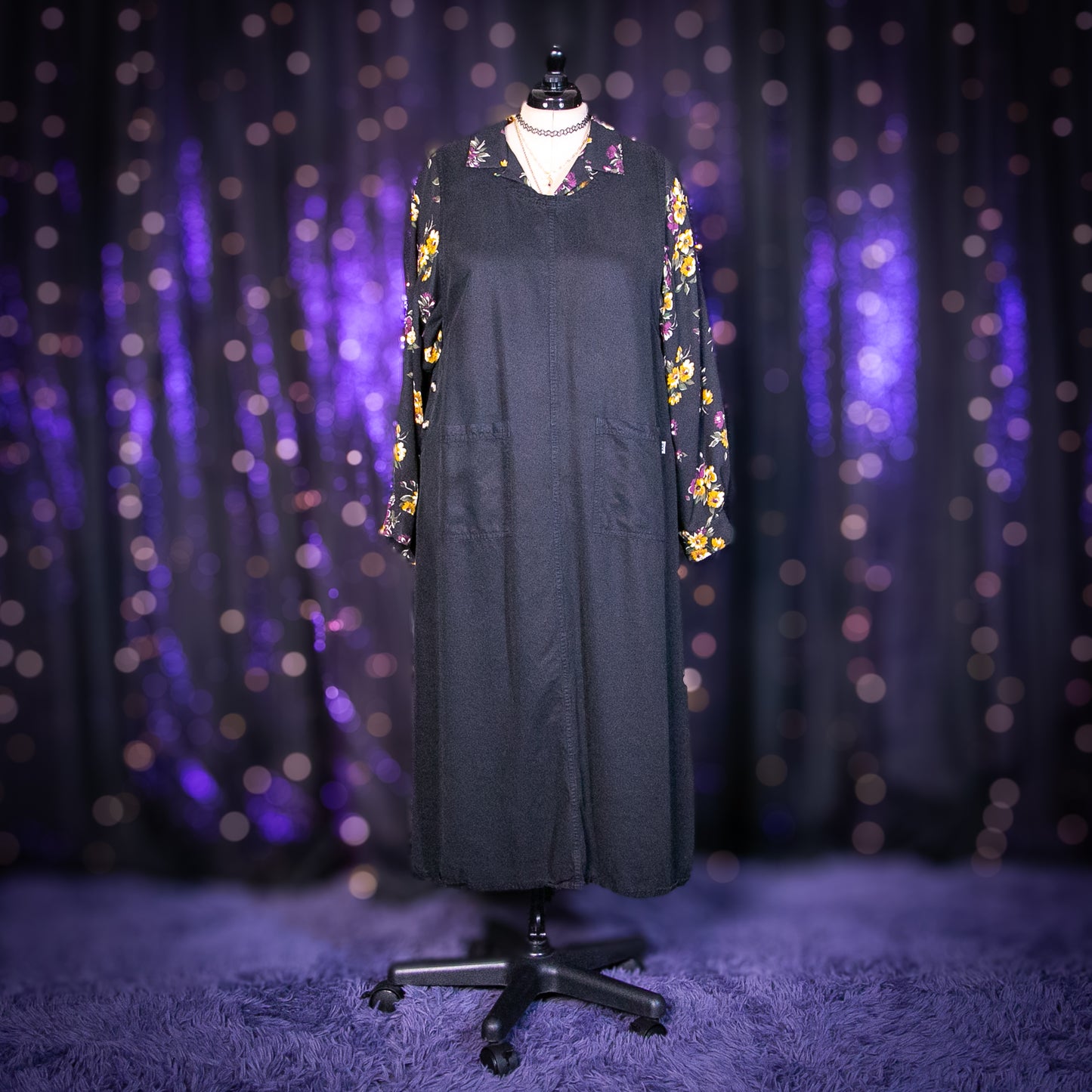 aubergine and marigold top