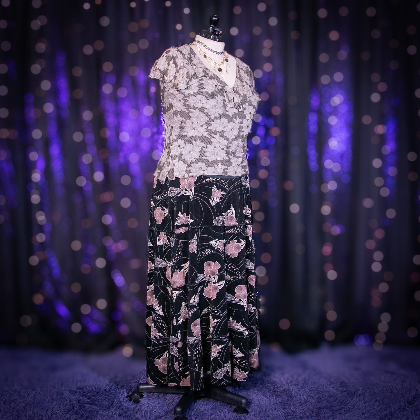 hanging bouquet skirt