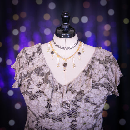 queen anne's lace top