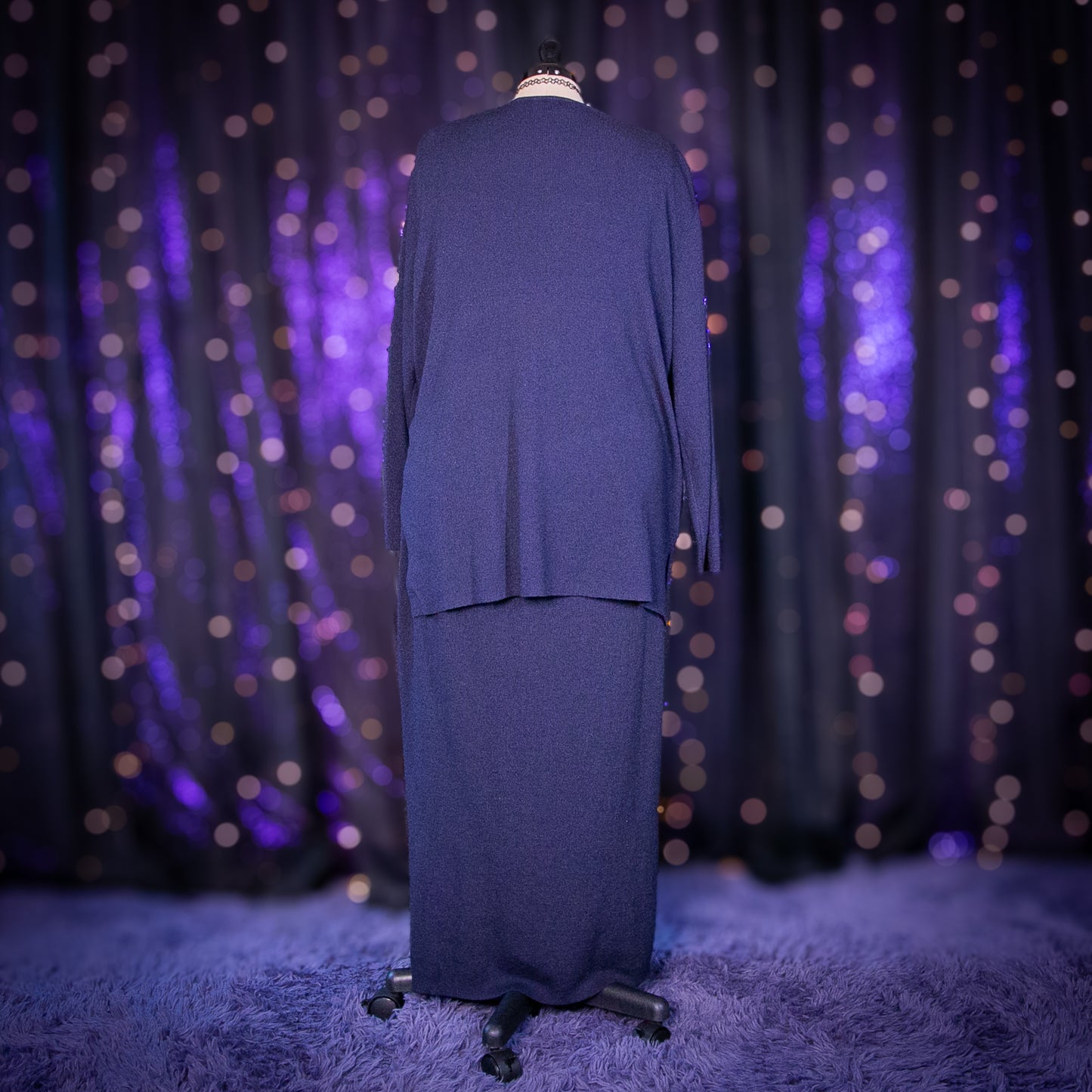 winterfell cardigan duster + skirt set