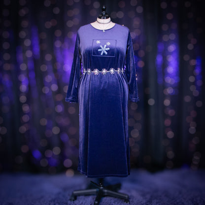 velvet snow dress