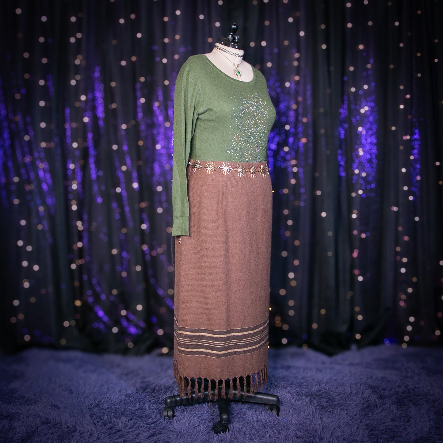 winter out west skirt