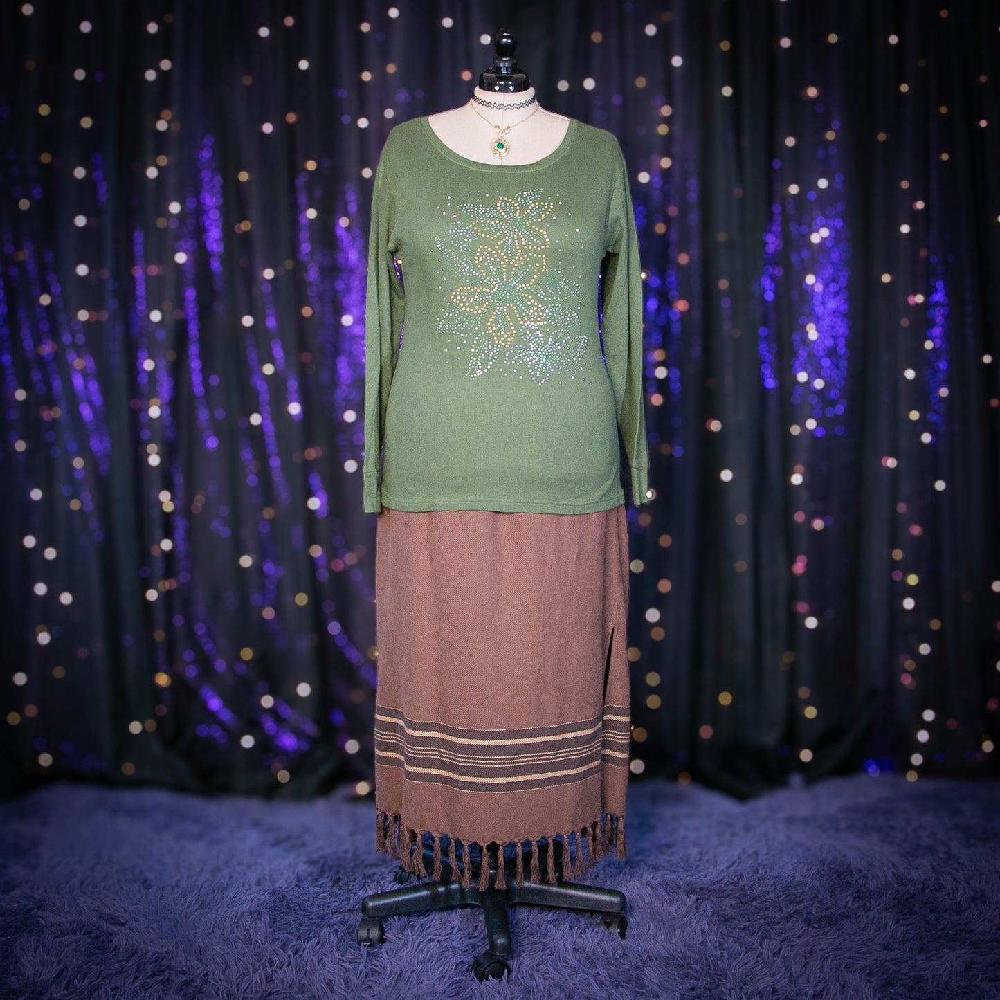 winter out west skirt