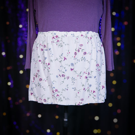 frosted flowers skirt