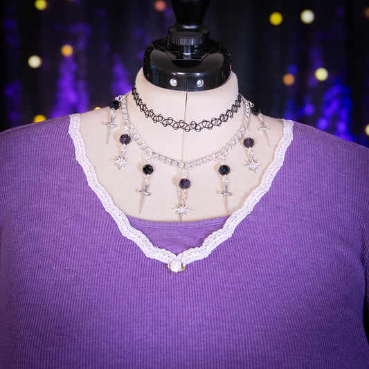 lavender twilight top