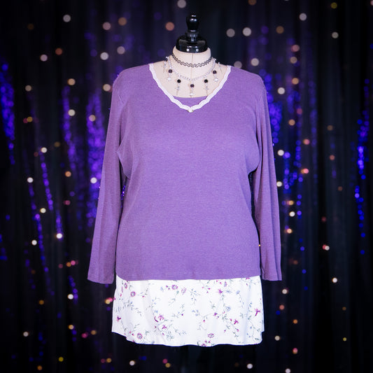 lavender twilight top