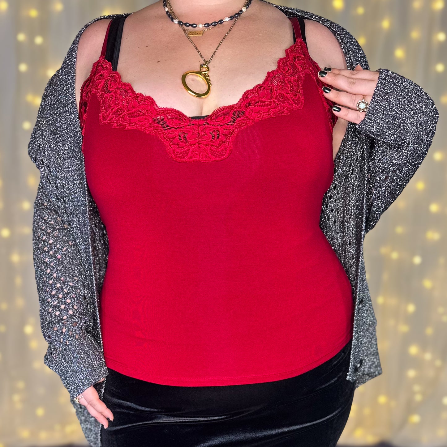 red rudolph top