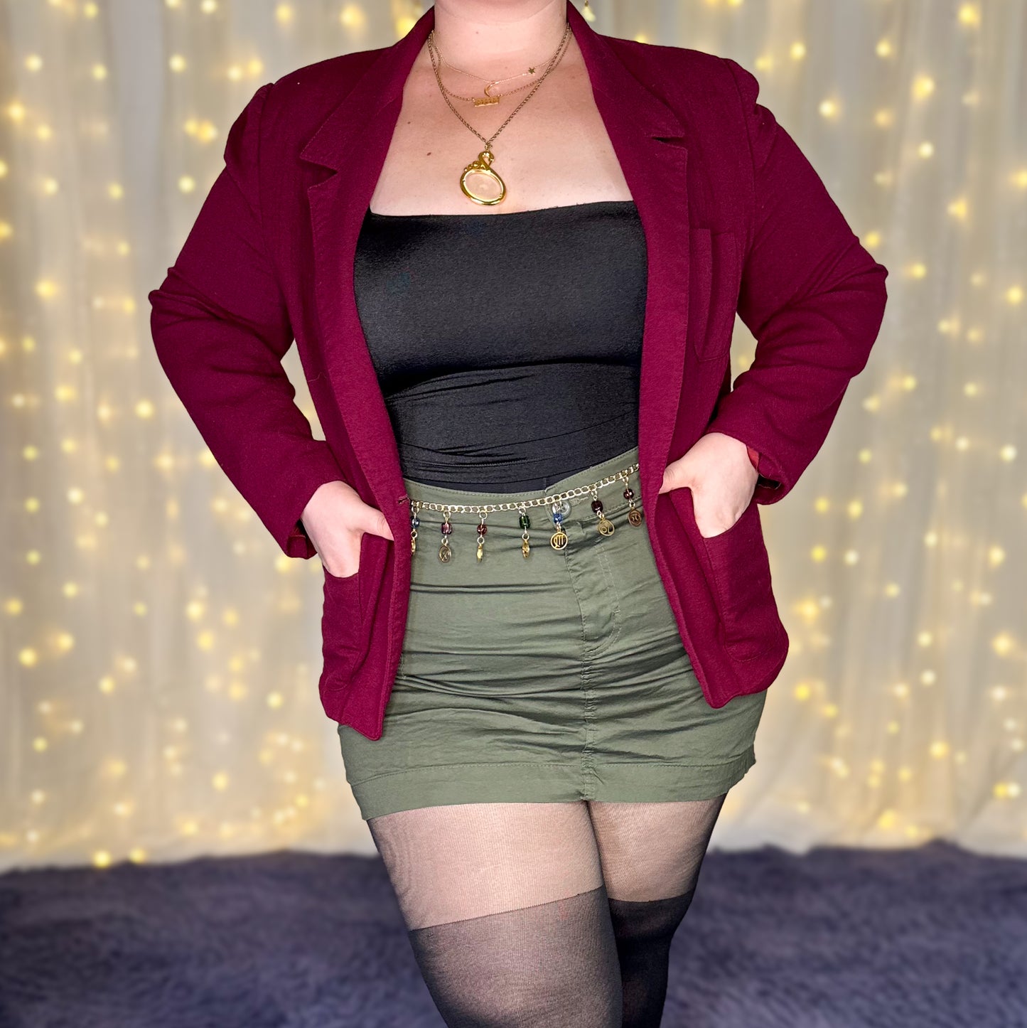 cranberry garland blazer jacket