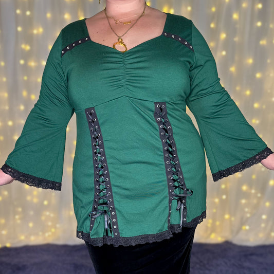 green witch top