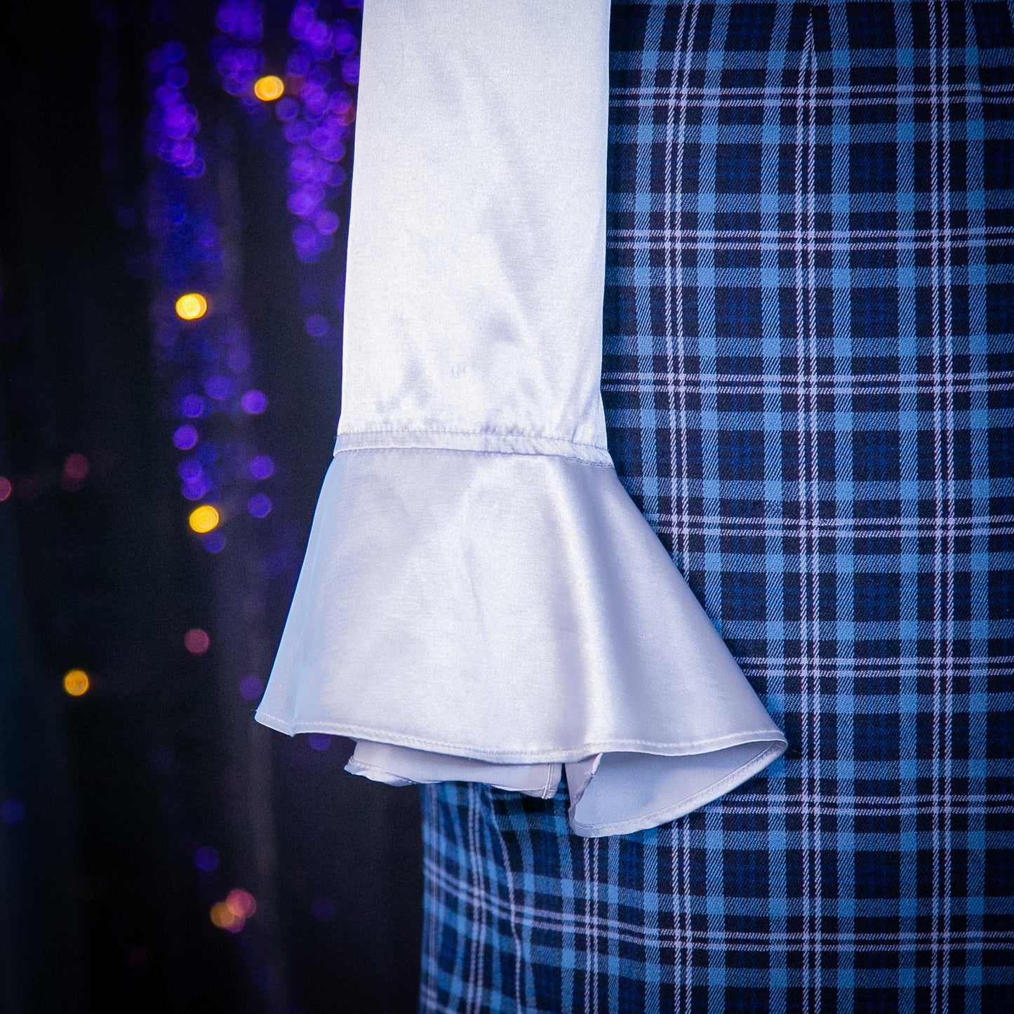 plaid sapphire skirt