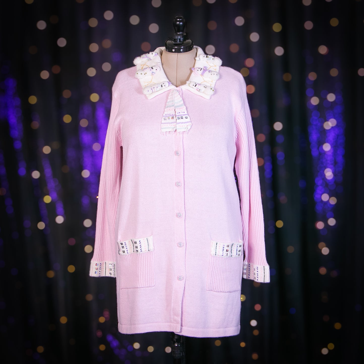 strawberry snow sweater