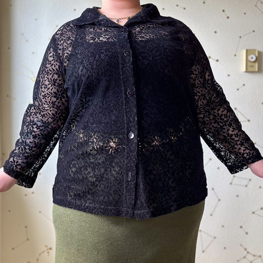 onyx lace top