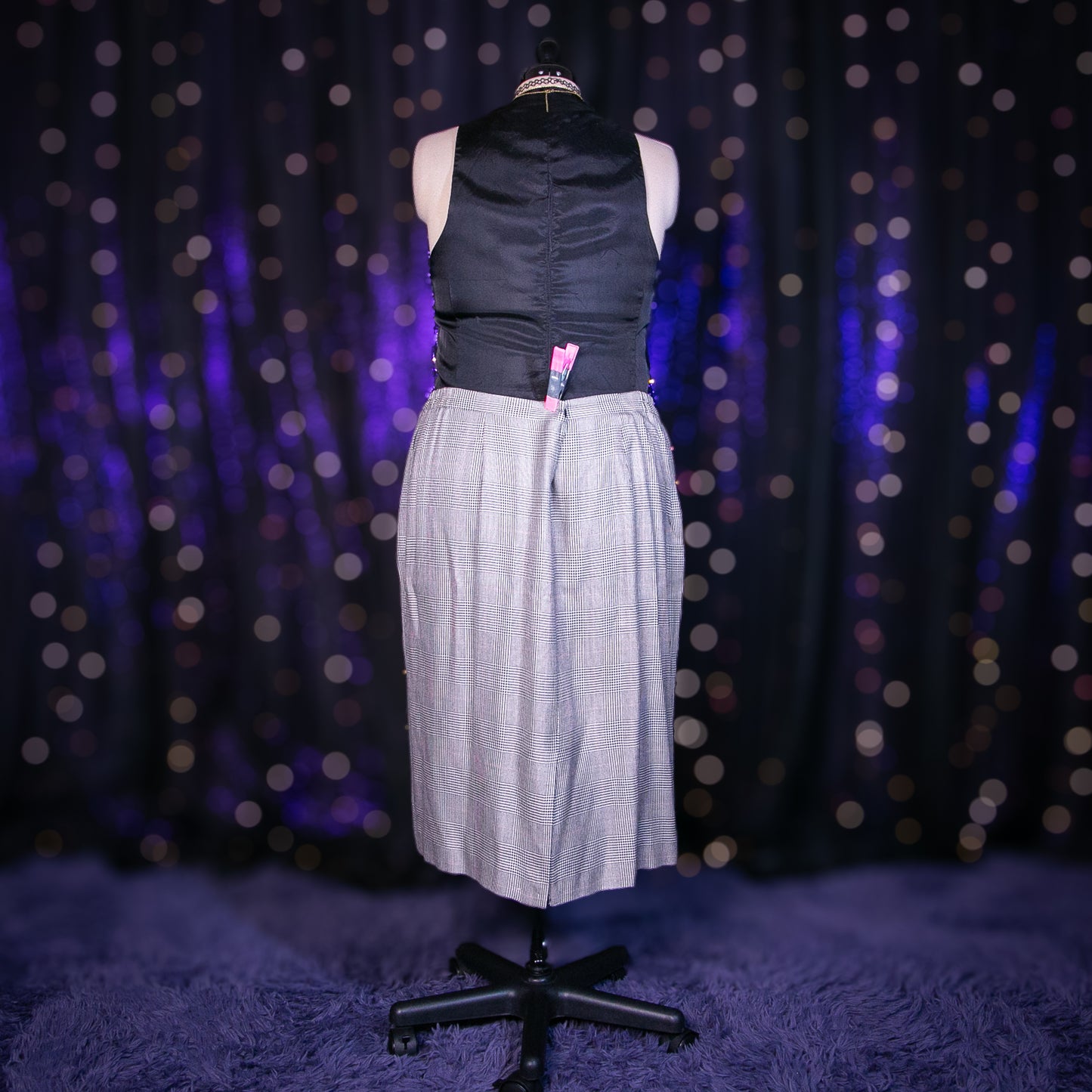 red ink reversible vest