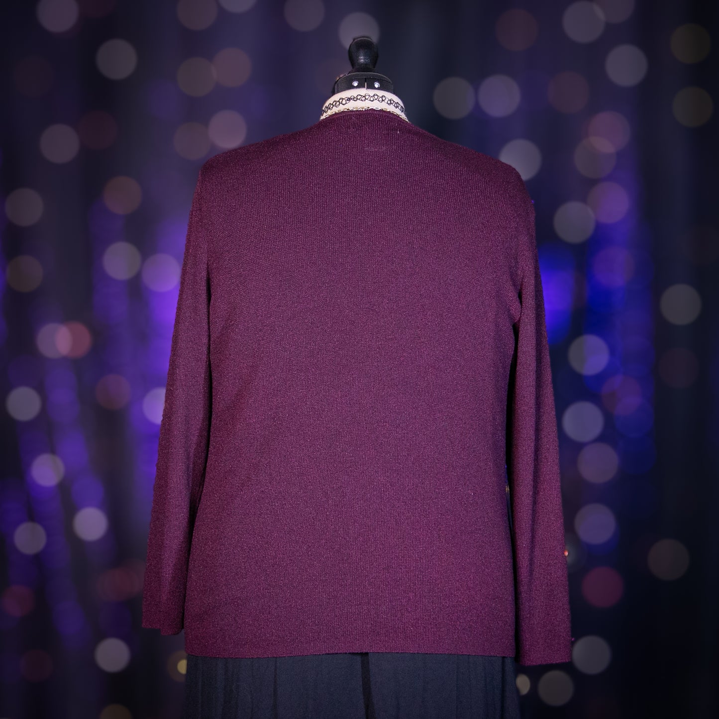 mourning shift cardigan