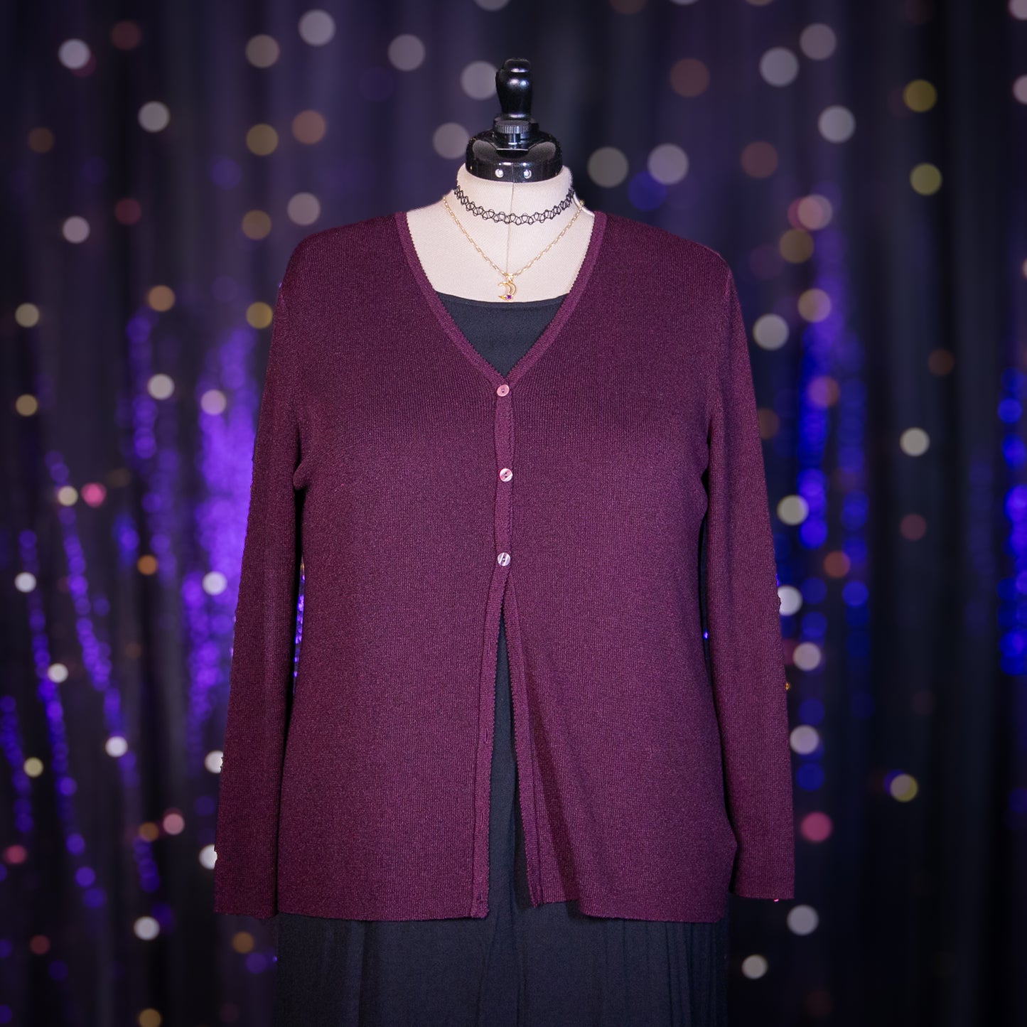 mourning shift cardigan