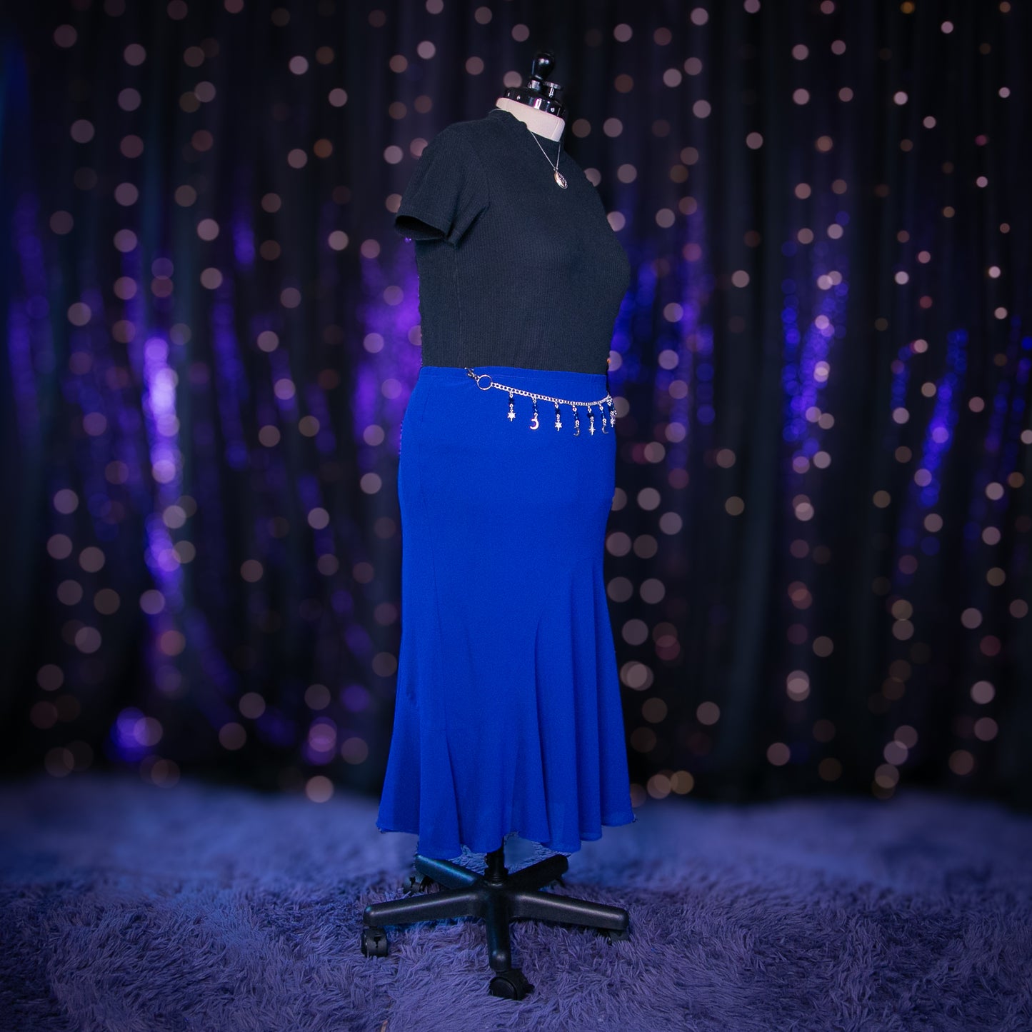 sapphire script skirt