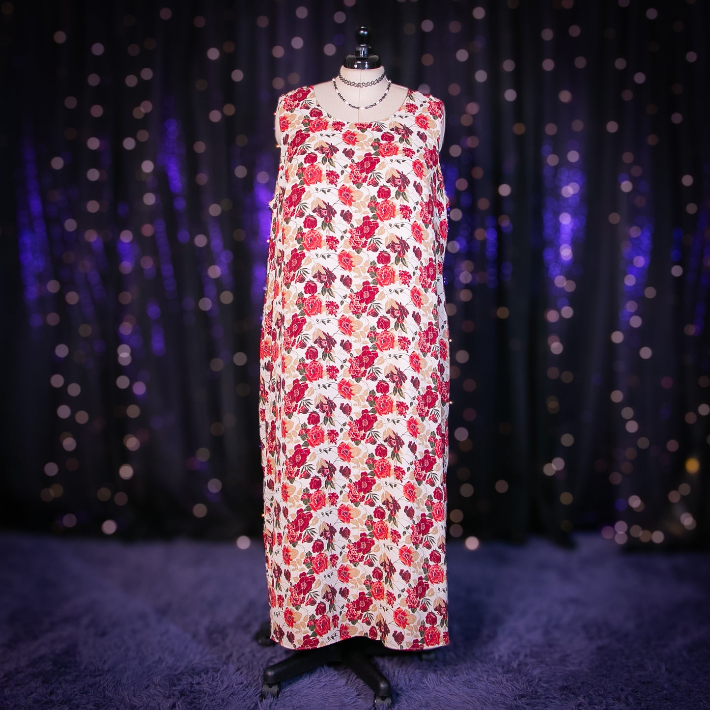 winter bouquet reversible dress