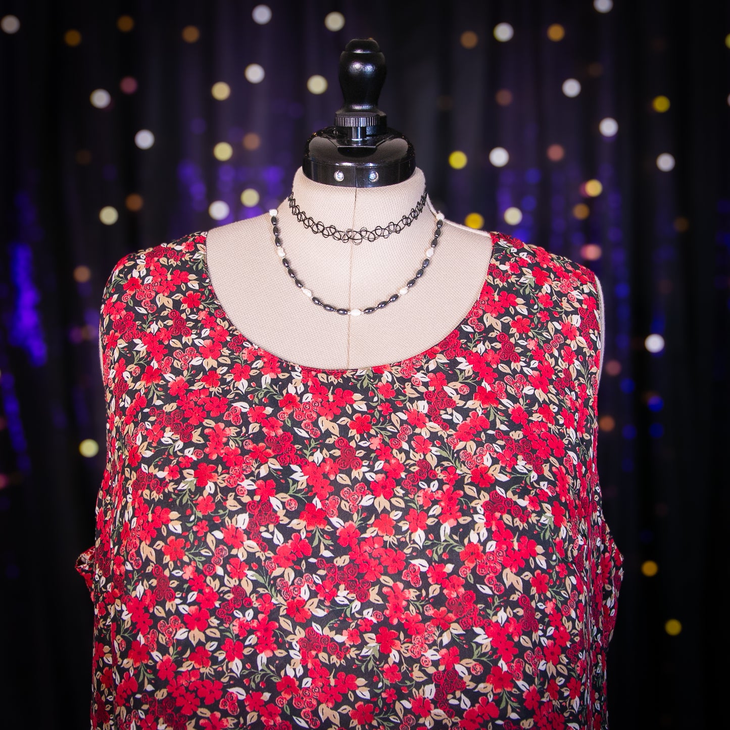 winter bouquet reversible dress